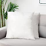 S-DEAL Throw Pillow Inserts Set of 2 Stuffer Decorative Pillow Cushion Pillow Form Sham with Zips for Sofa Bed Couch (18x18inches)