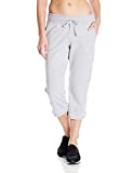 Hanes Women’s French Terry Capri, Light Steel, X-Large