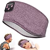 Sleep Headphones, Perytong Bluetooth Sports Headband Headphones with Ultra-Thin HD Stereo Speakers Perfect for Sleeping,Workout,Jogging,Yoga,Insomnia, Air Travel, Meditation