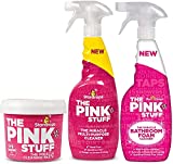 Stardrops – The Pink Stuff – The Miracle Cleaning Paste, Multi-Purpose Spray, And Bathroom Foam 3-Pack Bundle (1 Cleaning Paste, 1 Multi-Purpose Spray, 1 Bathroom Foam)