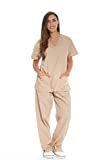 22246V-2X Khaki Just Love Women’s Scrub Sets / Medical Scrubs / Nursing Scrubs