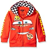 Disney Little Boys’ Toddler Cars ’95 Hoodie, Red, 2T