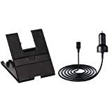 Amazon Basics Playstand for Nintendo Switch – Black & Car DC Charger for Nintendo Switch – 6 Foot Cable, Black