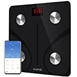 RENPHO Body Fat Scale Smart BMI Scale Digital Bathroom Wireless Weight Scale, Body Composition Analyzer with Smartphone App sync with Bluetooth, 396 lbs – Black