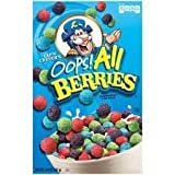 Cap’n Crunch’s Oops All Berries Cereal 15.4 Oz (Set of 4)