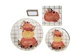 Thanksgiving Dinnerware Sets – Thanksgiving Disposable Plates, Napkins and Place cards – Fall Plates and Napkins Party Supplies with 20 Large Plates, 20 Dessert Plates, 30 Napkin, 20 Place Cards