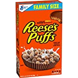 Reese’s Puffs Breakfast Cereal, Chocolate Peanut Butter with Whole Grain, 19.7 oz