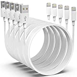 [Apple MFi Certified]iPhone Charger AZMOGDT,5pack[6/6/6/10/10FT]Long Lightning Cable iPhone Cable USB Sync Cord Fast iPhone Charger Cable Compatible iPhone 13/12/11 Pro Max Xs X XR 8 7 iPad iPod More