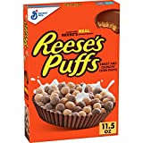 Reese’s Puffs Cereal, Chocolatey Peanut Butter, with Whole Grain, 11.5 oz