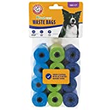 ARM & HAMMER Dog Waste Bag Refills, Assorted Colors, 180 Count