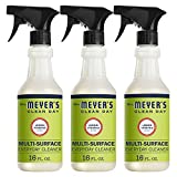 Mrs. Meyer’s Clean Day Multi-Surface Cleaner Spray, Everyday Cleaning Solution for Countertops, Floors, Walls and More, Lemon Verbena, 16 fl oz – Pack of 3 Spray Bottles