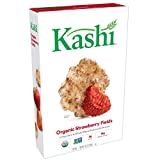 Kashi Breakfast Cereal, Vegan Protein, Organic Cereal, Strawberry Fields, 10.3oz Box (1 Box)