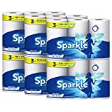 Sparkle® Paper Towels, 18 Pick-A-Size Plus Rolls = 37 Regular Rolls, 116 2-Ply Sheets Per Roll