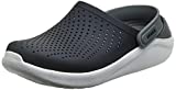 Crocs Unisex Men’s and Women’s LiteRide Clog, Black/Smoke, 9 US
