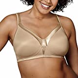 Playtex Women’s 18 Hour Silky Soft Smoothing Wireless Bra US4803, Nude, 44C