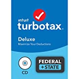 TurboTax Deluxe 2021 Tax Software, Federal and State Tax Return with Federal E-file [Amazon Exclusive] [PC/Mac Disc]
