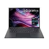LG Gram 16Z90P Laptop 16″ IPS Ultra-Lightweight, (2560 x 1600), Intel Evo 11th gen Core i7 , 16GB RAM, 256GB SSD, Upgradeable Windows 10 Home, Alexa Built-in, 2X USB-C, HDMI, USB-A – Black