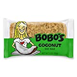 Bobo’s Oat Bars (Coconut, 12 Pack of 3 oz Bars) Gluten Free Whole Grain Rolled Oat Bars – Great Tasting Vegan On-The-Go Snack, Made in the USA