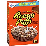 Reese’s Puffs Cereal, Chocolatey Peanut Butter, with Whole Grain, 29 oz