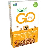 Kashi GO Breakfast Cereal, Vegetarian Protein, Fiber Cereal, Honey Almond Flax Crunch, 14oz Box (1 Box)