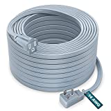 Heavy Duty Extension Cord, (50ft) for Air Conditions and Major Appliances, Flat Plug, 14 Gauge Extension Cord ETL Listed