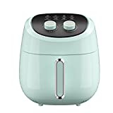 Air Fryer 4.5 QT Air Fryers Oil Less Classic Timer and Temperature Control Airfryer Dishwasher Friendly Easy to Use Nonstick Air Fryer Auto Shutoff Gifts Blue Air Fryer