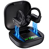 Wireless Earbuds, Bluetooth 5.1 Headphones Sport Wireless Earphones in Ear Noise Cancelling Earbuds with Mic Deep Bass Sports Earhooks USB-C IP7 Waterproof 40H Playtime Headset for Running Gym Sports