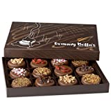 Granny Bella’s Valentines Day Gourmet Cookie Gift Baskets, 12 Milk Chocolate Covered Sandwich Cookies Box, Birthday Candy Gifts Delivery For Him Her Mom Men Family, Corporate Sweets Prime Food Basket