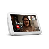 Echo Show 8 (1st Gen, 2019 release) — HD smart display with Alexa – stay connected with video calling – Sandstone