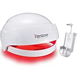 iRestore Laser Hair Growth System + Rechargeable Battery Pack – FDA-Cleared Hair Loss Product – Treats Thinning Hair for Men & Women – Laser Hair Therapy Restores Hair Thickness, Volume, Density