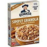 Quaker Simply Granola, Oats, Honey, & Almonds, 24.1oz Box