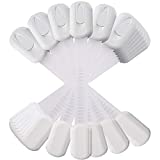 12 Pack Vmaisi Multi-Use Adhesive Straps Locks – Childproofing Baby Proofing Cabinet Latches for Drawers, Fridge, Dishwasher, Toilet Seat, Cupboard, Oven,Trash Can, No Drilling (White) (12)