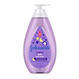 Johnson’s Bedtime Baby Bath with Soothing NaturalCalm Aromas, Hypoallergenic & Tear-Free Liquid Baby Bath Formula, No Parabens, Sulfates, Dyes, or Phthalates, 27.1 fl. oz