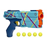 NERF Rival Kronos XVIII-500 Blaster, Breech-Load, 5 Rival Rounds, Spring Action, 90 FPS Velocity, Teal Color Design (Amazon Exclusive)