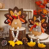 FORUP 14 Inch Turkey Thanksgiving Decoration for Home Autumn Fall Thanksgiving Harvest Decorations