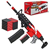 Skywin Electric Toy Gun Kit – Automatic & 3 Shot Burst Shooting Game Toy with 100 Soft Darts, Motorized Foam Blaster Gun for Kids, 38.6 x 11.4 x 1.9 inches