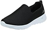 Skechers womens Go Joy Walking Shoe, Black/White, 7.5 US