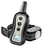 PATPET Dog Training Collar Dog Shock Collar with Remote, 3 Training Modes, Beep, Vibration and Shock, Up to 1000 ft Remote Range, Rainproof for Small Medium Large Dogs