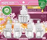 Air Wick plug in Scented Oil 5 Refills, Summer Delights, (5×0.67oz), Essential Oils, Air Freshener