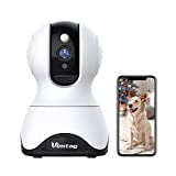 Pet Camera, Vimtag 1080P Pet Cam,355° Pan/Tilt View Angel with Two Way Audio, Dog Camera with Phone APP, Motion Tracking Alarm,Night Vision,24/7 Recording with Cloud/Local SD, Home Indoor Camera C22