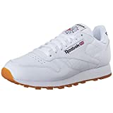 Reebok Men’s Classic Leather Sneaker, US-White/Gum, 8.5