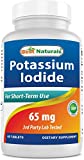 Best Naturals Potassium Iodide 65 mg – Dietary Supplement, 60 Tablets