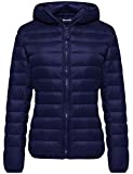 Wantdo Women’s Packable Lightweight Warm Down Jacket Winter Coat Navy X-Large