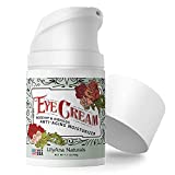 LilyAna Naturals Eye Cream – 2-Month Supply – Made in USA, Eye Cream for Dark Circles and Puffiness, Under Eye Cream, Anti Aging Eye Cream, Improve the look of Fine Lines and Wrinkles, Rosehip and Hibiscus Botanicals – 1.7oz (1-Pack)
