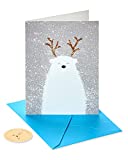 Papyrus Christmas Cards Boxed, Holiday Polar Bear (20-Count)
