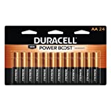 Duracell – CopperTop AA Alkaline Batteries – long lasting, all-purpose Double A battery for household and business – 24 Count