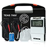 TENS 7000 Digital TENS Unit with Accessories – TENS Unit Muscle Stimulator for Back Pain, General Pain Relief, Neck Pain, Muscle Pain