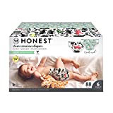 The Honest Company Clean Conscious Diapers, This Way That Way + Big Trucks, Size 6, 88 Count Super Club Box