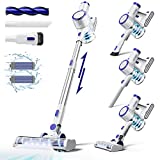Cordless Vacuum Cleaner, ORFELD 26000Pa Powerful Stick Vacuum, 40Mins Runtime Upgrade Filtration 6-in-1 Powerful Rechargeable Lightweight Quiet Detachable Battery for Carpet Hardwood Pet Hair