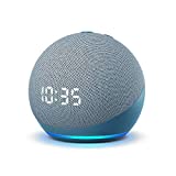 Certified Refurbished Echo Dot (4th Gen) | Smart speaker with clock and Alexa | Twilight Blue